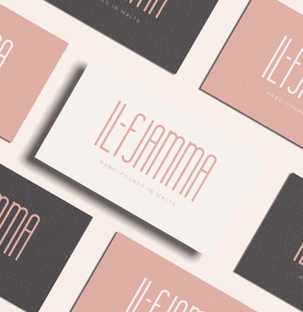 Il-Fjamma branding, web design and print design project