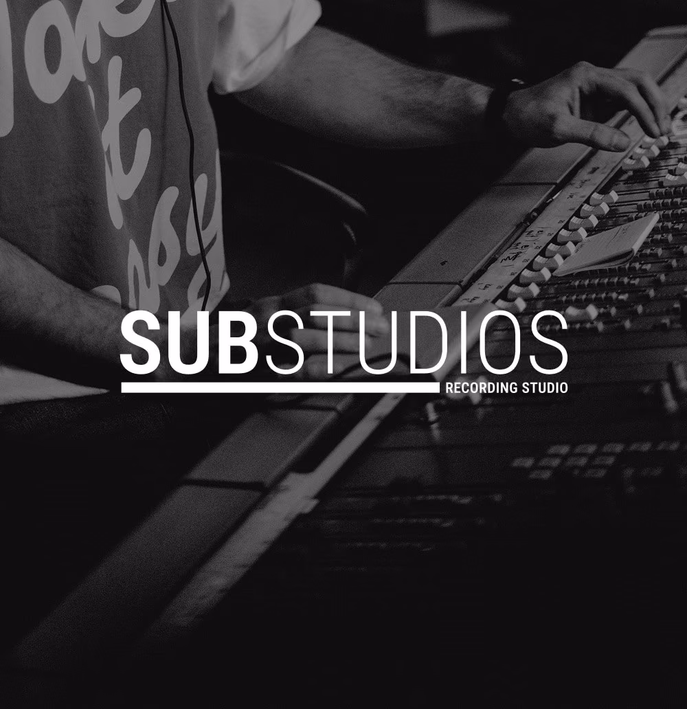 Sub Studios branding, digital and print design project